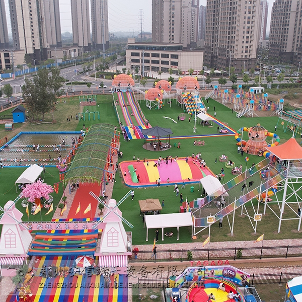 戶外大型親子無動力樂園